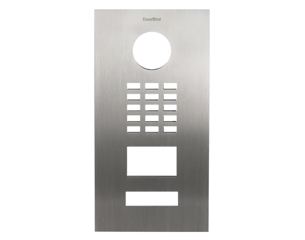 DoorBird Front Panel for D2101V in Stainless Steel V2A