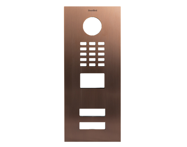 DoorBird Front Panel for D2102V in Bronze