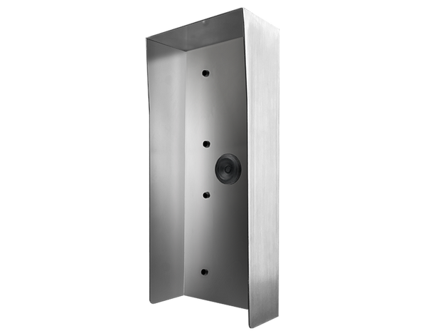 DoorBird Protective Hood for D2102V/D2103V/D2101FV Fingerprint 50/D2101FV EKEY, Surface-Mounting Housing in Stainless Steel V4A