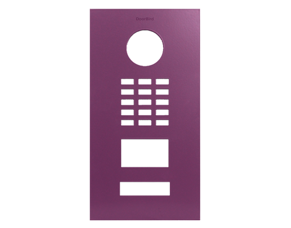 DoorBird Front Panel for D2101V in Traffic Purple, RAL 4006