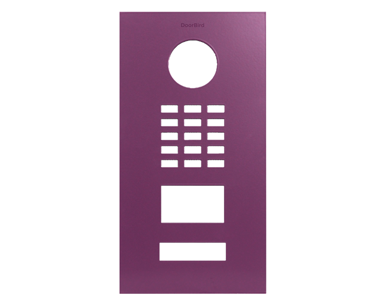 DoorBird Front Panel for D2101V in Traffic Purple, RAL 4006