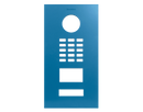 DoorBird Front Panel for D2101V in Light Blue, RAL 5012