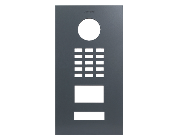 DoorBird Front Panel for D2101V in Slate Grey, RAL 7015