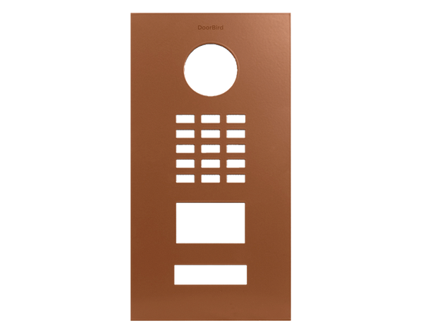 DoorBird Front Panel for D2101V in Orange Brown, RAL 8023