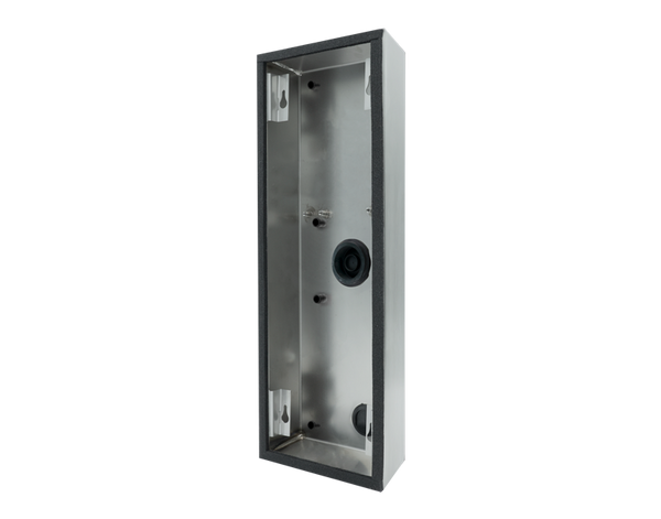 DoorBird Surface-Mounting Housing (Backbox) for D2101KV/D2102FV Fingerprint 50, D2102FV EKEY IP Video Door Stations in Stainless Steel V4A