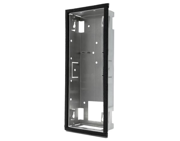 DoorBird Flush-Mounting Housing (Backbox) for D2101KV, D2102FV Fingerprint 50, D2102FV Ekey, D2101FV Ekey Sline, D2102FV Ekey Sline IP Video Door Stations in Stainless Steel V2A