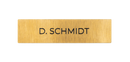 DoorBird Nameplate for One Call Button D21X  in Gold - Individual Engraving