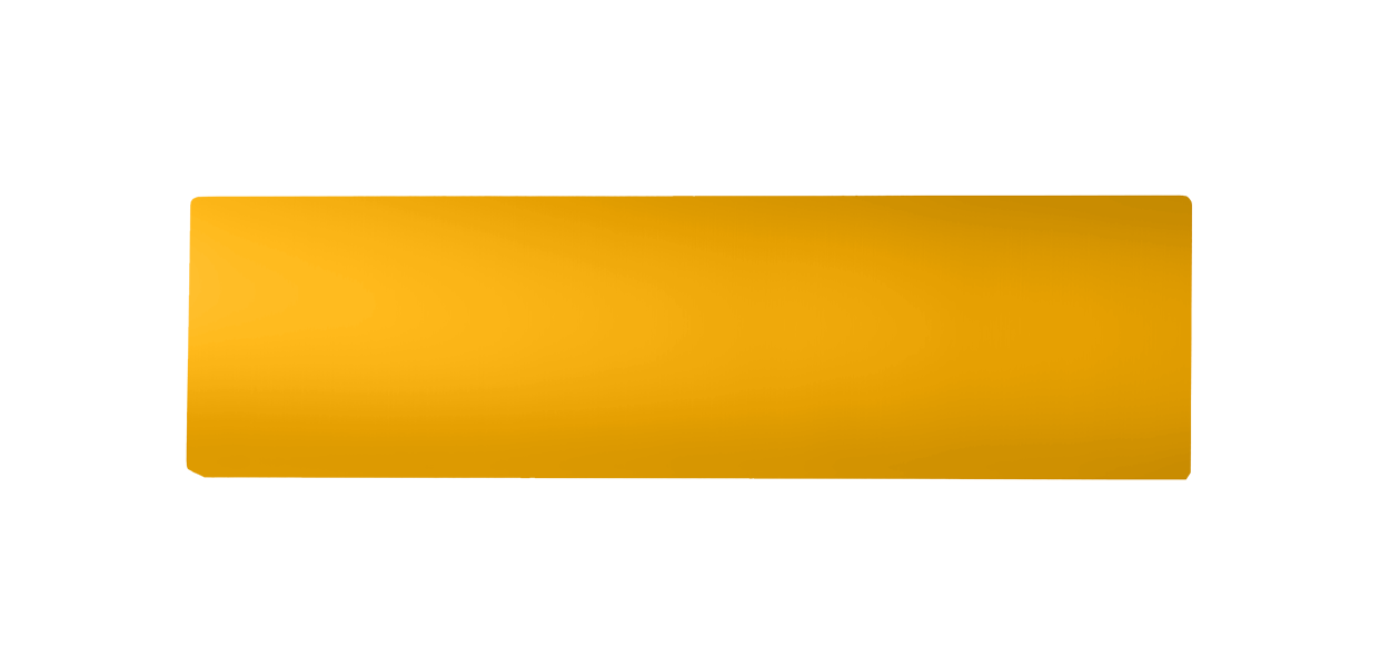 Golden yellow DoorBird nameplate for one call button, D21X, not engraved