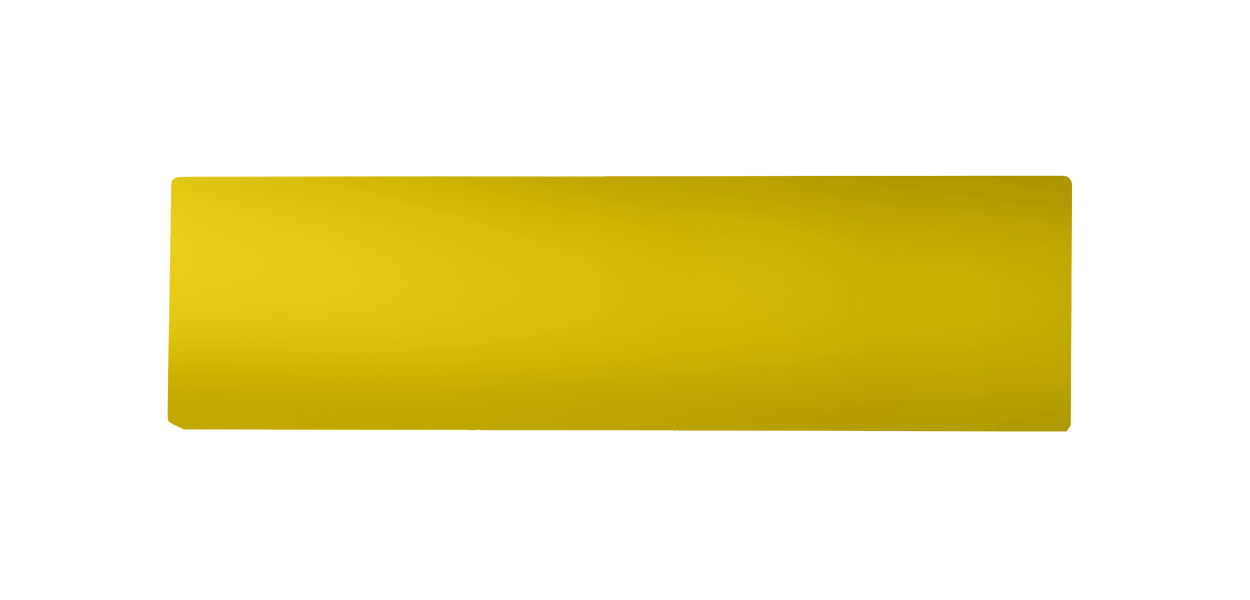 DoorBird nameplate, sulfur yellow rectangular plate, not engraved