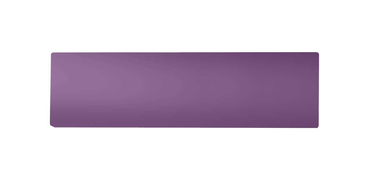 Lilac blue unengraved nameplate for DoorBird call button D21X