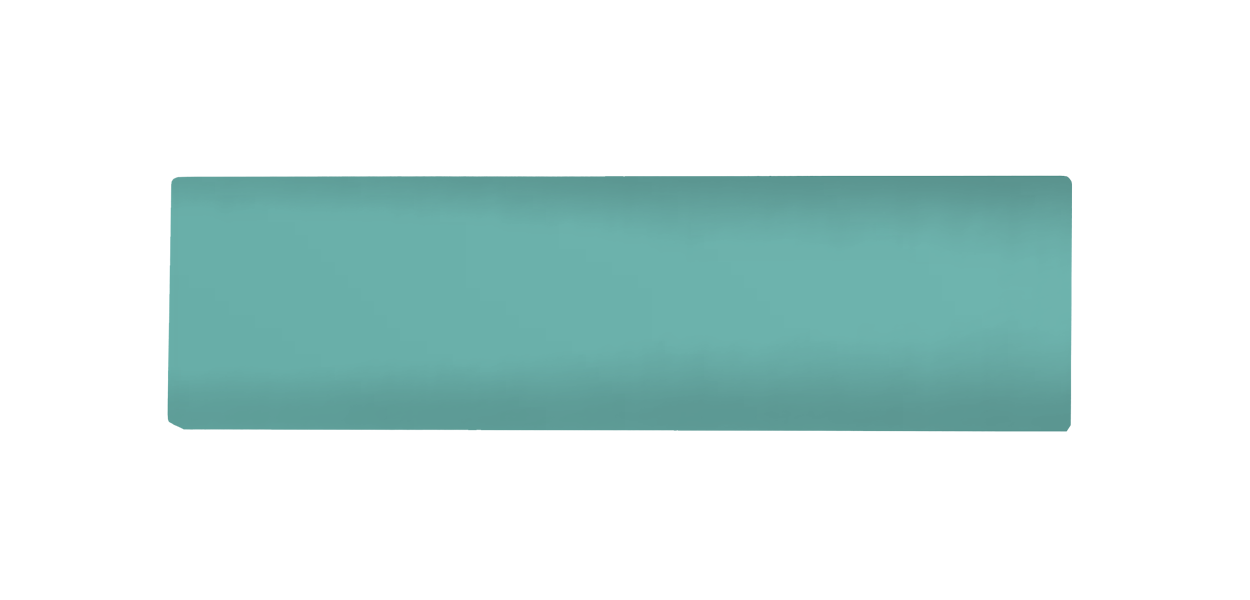Light green rectangular DoorBird nameplate for call button, unengraved