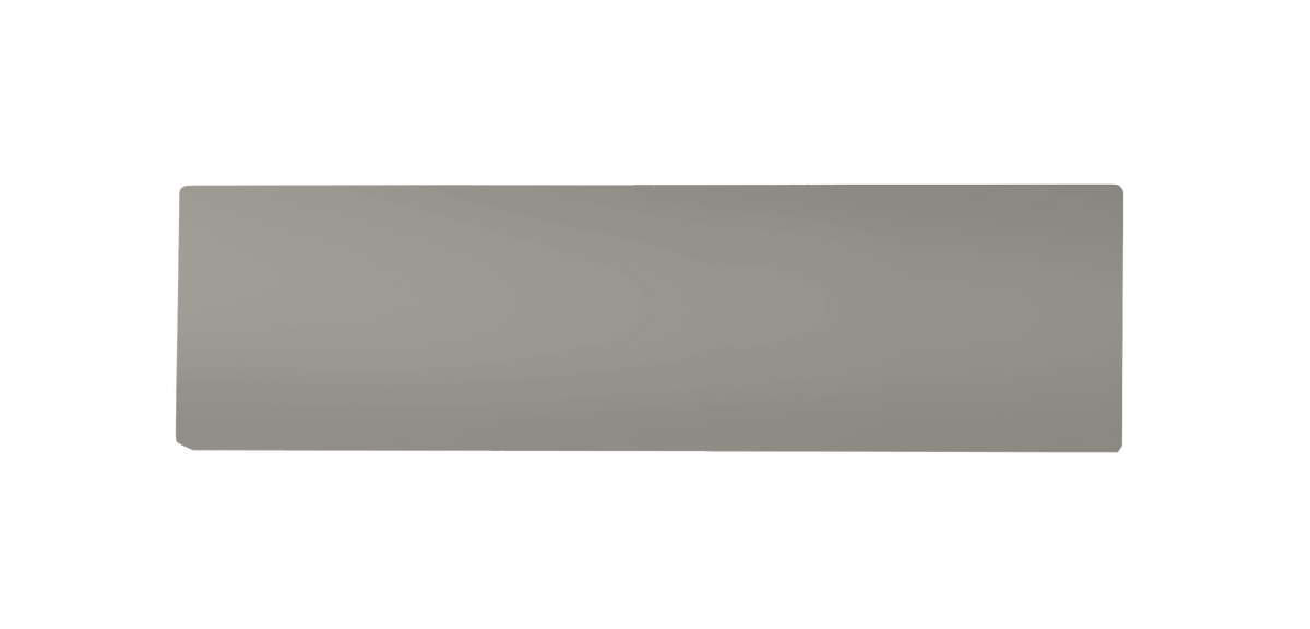 DoorBird nameplate in signal grey, rectangular, not engraved