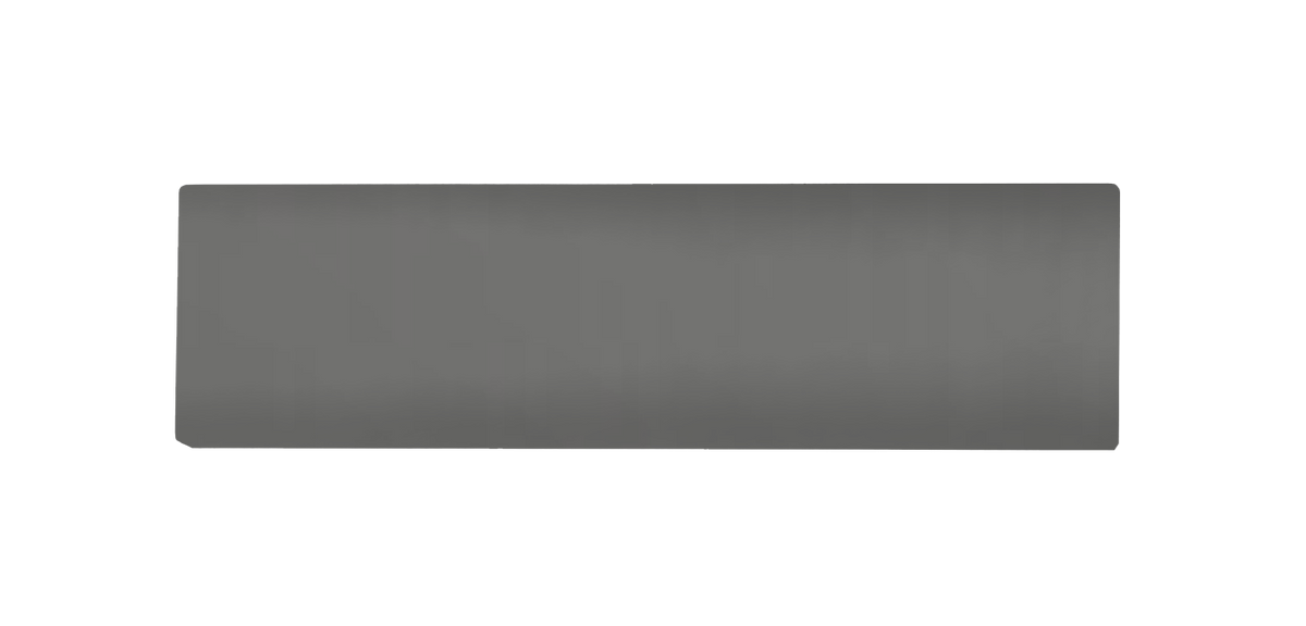 Grey aluminium nameplate insert for DoorBird one-call button D21X, not engraved