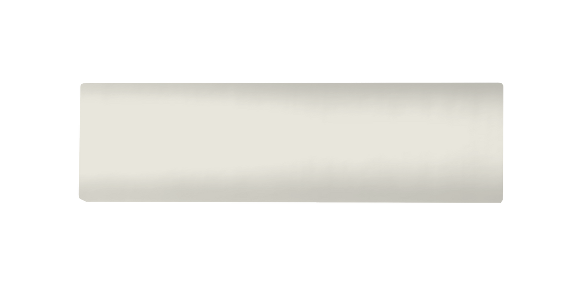 Pure white DoorBird doorbell nameplate, blank (not engraved)