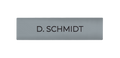 DoorBird Nameplate for One Call Button D21X  in Silver Grey, RAL 7001 - Individual Engraving