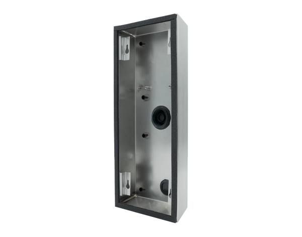 DoorBird Surface-Mounting Housing (Backbox) for D2102V/D2103V/D2101FV Fingerprint 50/D2101FV EKEY/D2101TFV IP Video Door Stations in Stainless Steel V4A