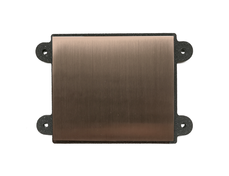 DoorBird Engravable Stainless Steel Panel for D2101IKH and D2101KH in Bronze-Finish