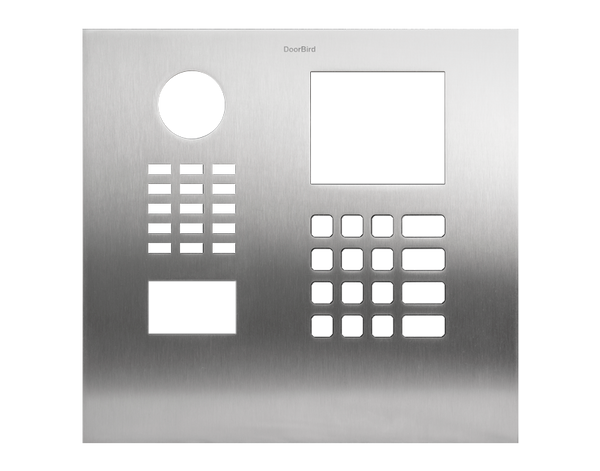 DoorBird Front Panel for D21DKH in Stainless Steel V2A