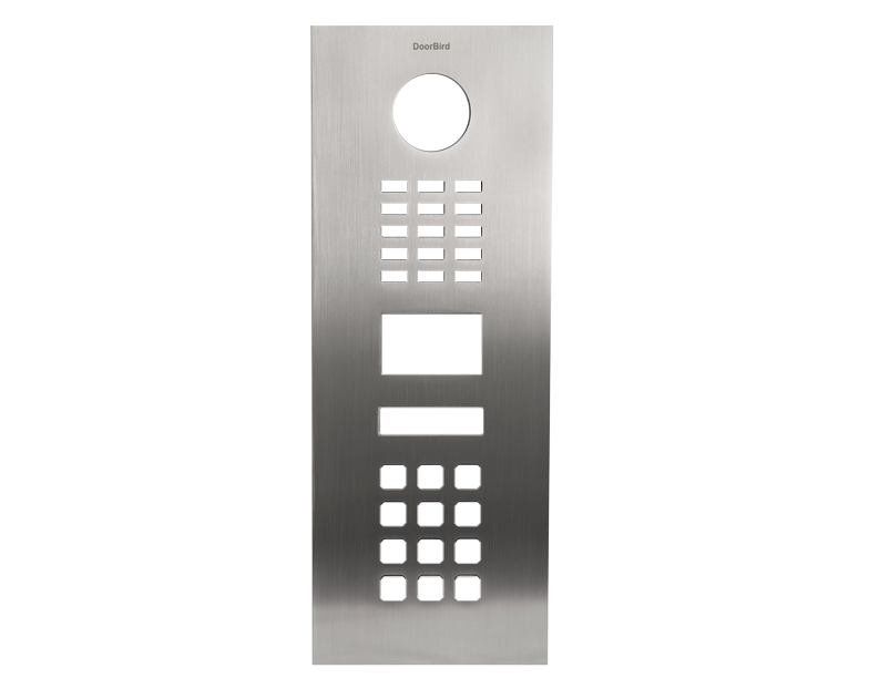 DoorBird Front Panel for D21DKV in Stainless Steel V4A