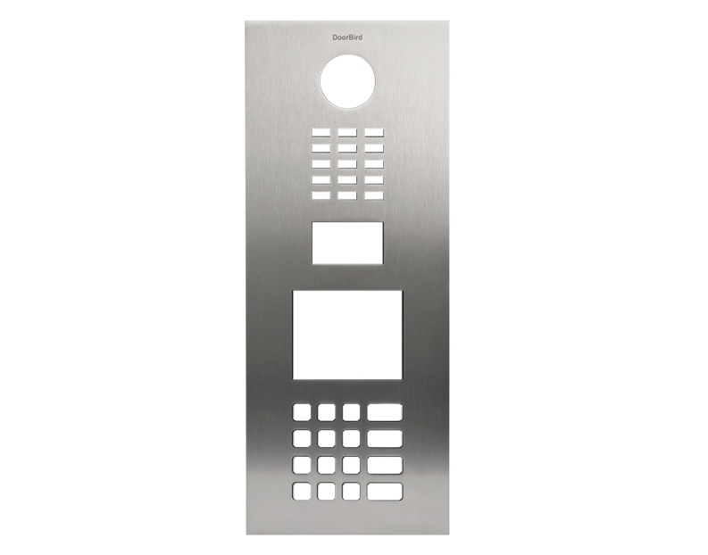 DoorBird Front Panel for D21DKV in Stainless Steel V2A
