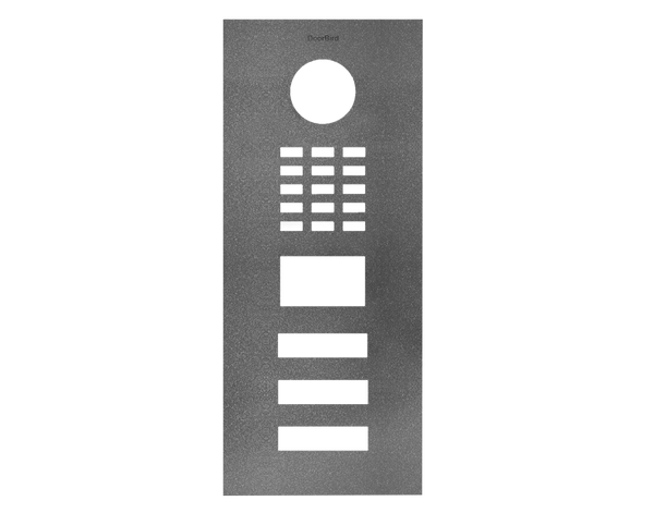 DoorBird Front Panel for D2103V in  DB 703 Stainless Steel