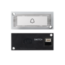 DoorBird 1-Piece D11X Illuminated Call Button in Stainless Steel V4A