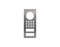 DoorBird Front Panel for D1101V Surface-Mount in Stainless Steel V2A