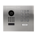 DoorBird D1101KH Modern Flush-Mount IP Video Door Station, 1 Call Button in Stainless Steel V2A