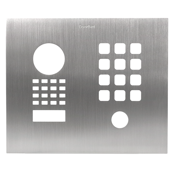 DoorBird Front Panel for D1101KH Classic Surface-/ Flush-Mount in Stainless Steel V2A