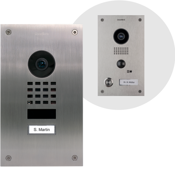 DoorBird D1101UV IP Video Door Station, Upgrade for DoorBird D201/D202 to D11x Technology in Stainless Steel V2A