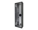 DoorBird D2101KV, D2102FV Fingerprint 50, D2102FV EKEY, D2101FV EKEY Sline, D2102FV EKEY Sline Surface-Mounting Housing Backbox in DB 703, Stainless Steel