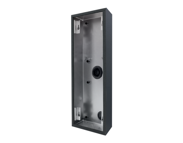 DoorBird D2101KV, D2102FV Fingerprint 50, D2102FV EKEY, D2101FV EKEY Sline, D2102FV EKEY Sline Surface-Mounting Housing Backbox in Anthracite Grey, RAL 7016