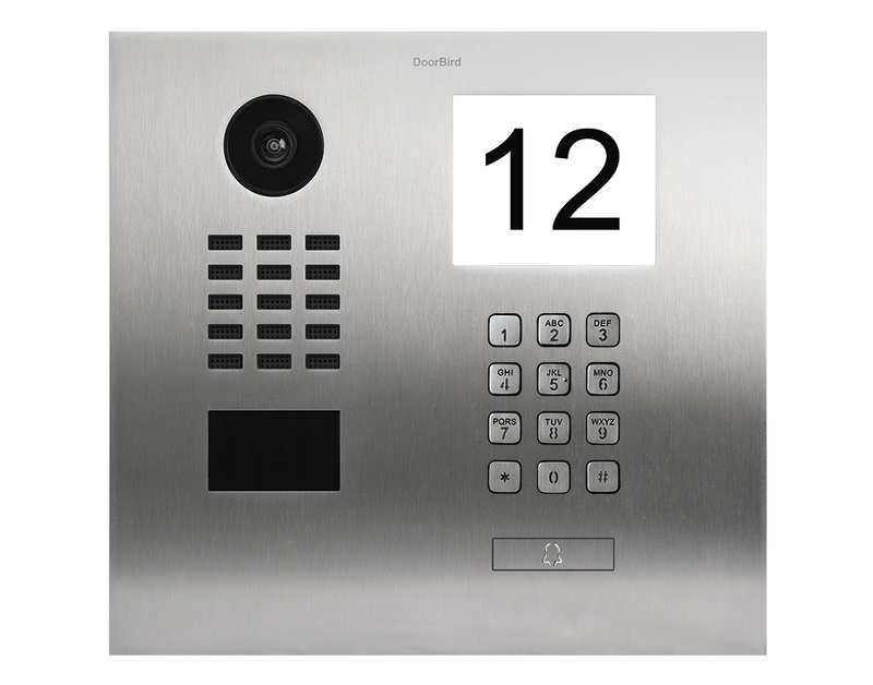 DoorBird D2101IKH IP Video Door Station, 1 Call Button in  Stainless Steel V2A
