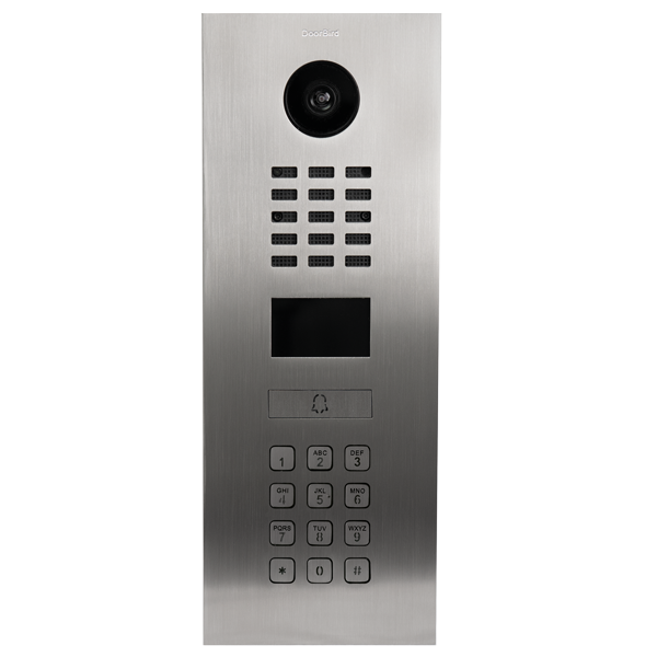 DoorBird D2101KV IP Video Door Station, 1 Call Button in  Stainless Steel V2A