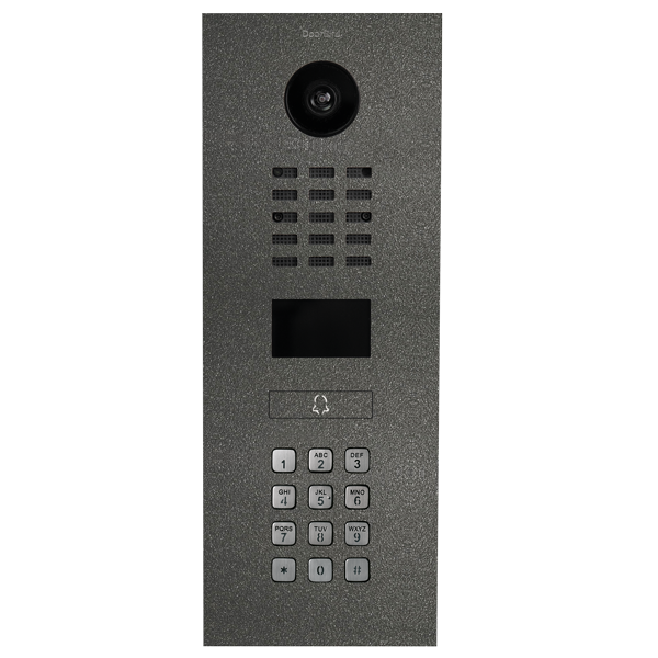 DoorBird D2101KV IP Video Door Station, 1 Call Button in DB 703 Stainless Steel