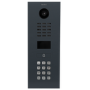 DoorBird D2101KV IP Video Intercom, 1 Call Button in Anthracite Grey, RAL 7016
