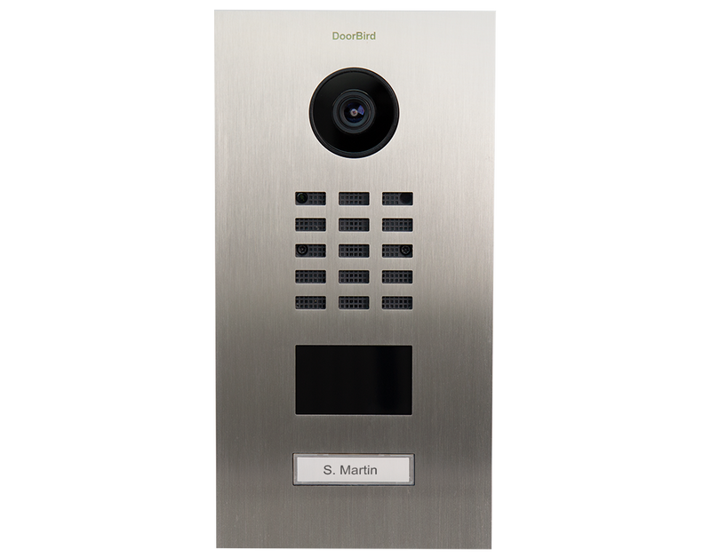 DoorBird D2101V IP Video Door Station, 1 Call Button in  Stainless Steel V2A