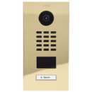 DoorBird D2101V IP Video Door Station, 1 Call Button in Brass
