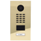 DoorBird D2101V IP Video Door Station, 1 Call Button in Brass