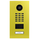 DoorBird D2101V IP Video Door Station, 1 Call Button in Sulfur Yellow, RAL 1016