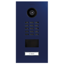 DoorBird D2101V IP Video Door Station, 1 Call Button in Ultramarine Blue, RAL 5002