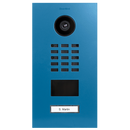 DoorBird D2101V IP Video Door Station, 1 Call Button in Light Blue, RAL 5012