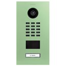 DoorBird D2101V IP Video Door Station, 1 Call Button in Pastel Green, RAL 6019