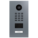 DoorBird D2101V IP Video Door Station, 1 Call Button in Silver Grey, RAL 7001