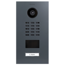 DoorBird D2101V IP Video Door Station, 1 Call Button in Slate Grey, RAL 7015