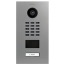 DoorBird D2101V IP Video Door Station, 1 Call Button in Silk Grey, RAL 7044