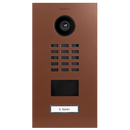 DoorBird D2101V IP Video Door Station, 1 Call Button in Copper Brown, RAL 8004