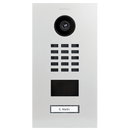 DoorBird D2101V IP Video Door Station, 1 Call Button in Grey White, RAL 9002