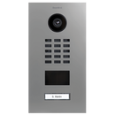 DoorBird D2101V IP Video Door Station, 1 Call Button in White Aluminium, RAL 9006
