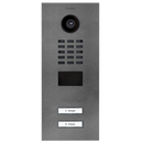 DoorBird D2102V IP Video Door Station, 2 Call Button in DB 703 Stainless Steel